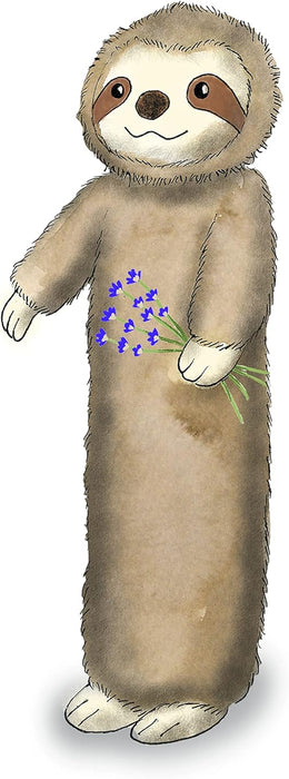 Sloth 3D Hot Water Bottle by Warmies® Huggable Soothing 47cm