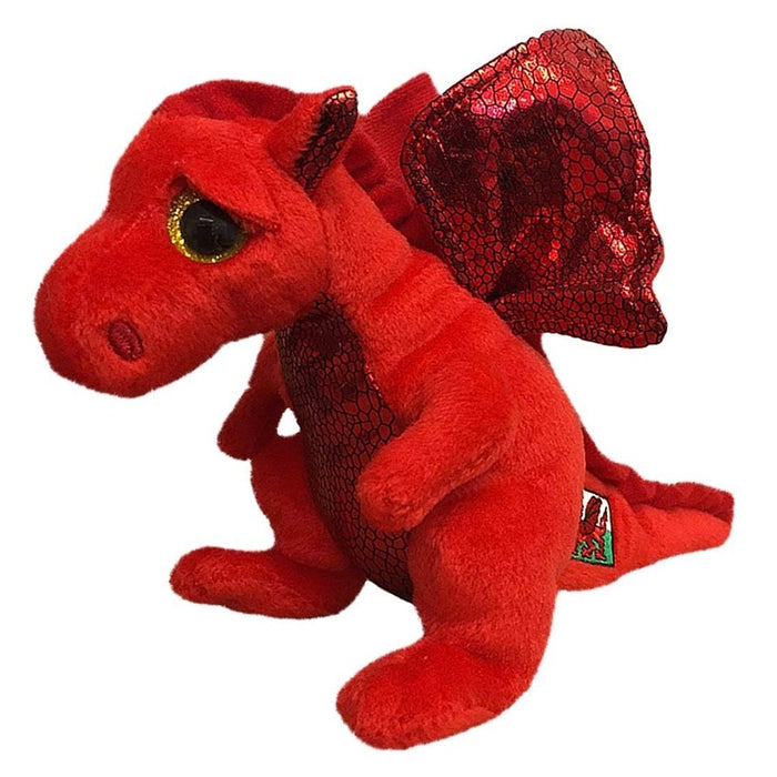 Ty Beanie Baby Y Ddraig Goch Welsh Dragon Plush Toy
