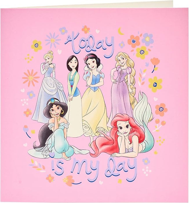 Disney Princess Packaged Wrap - UK Greetings Disney Wrap, Card and Tag Pack Bundle 688966-0-1