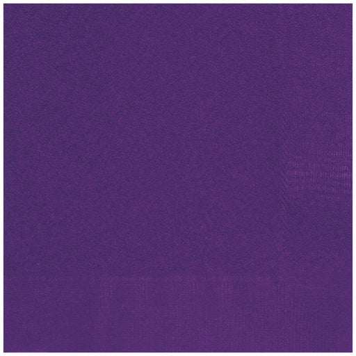 Deep Purple Luncheon Napkins 20 Pack
