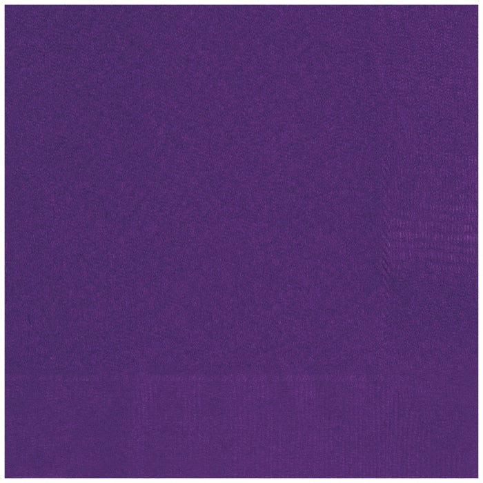 Deep Purple Luncheon Napkins 20 Pack