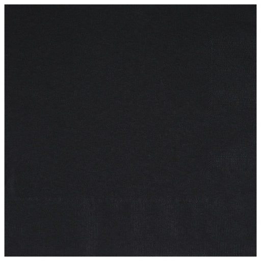 Black Luncheon Napkins 20 Pack