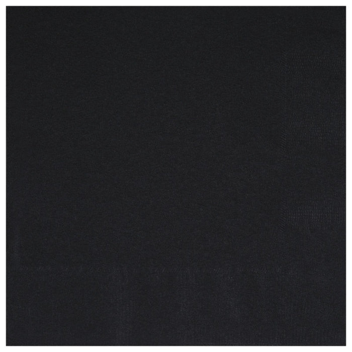 Black Luncheon Napkins 20 Pack