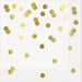 White & Gold Confetti Dots Luncheon Napkins 16 Pack - Foil Stamping