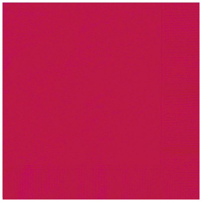 Ruby Red Luncheon Napkins 20 Pack