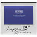 Satin Silver Occasion Frame 13th Birthday 5" x 3"