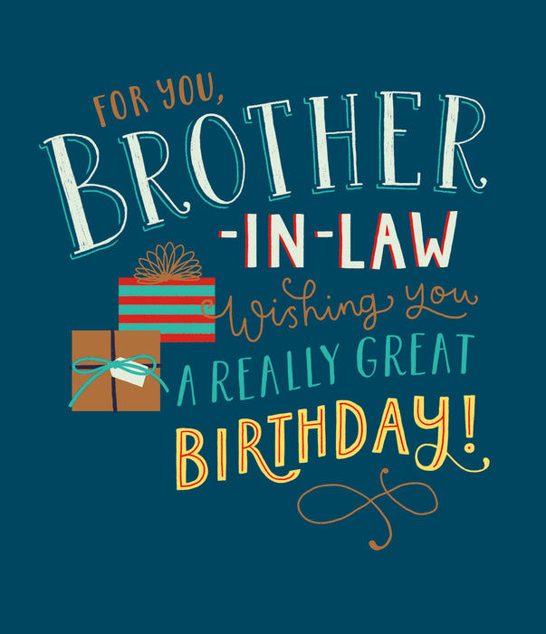 Carlton Birthday Card for Brother, Conv Design