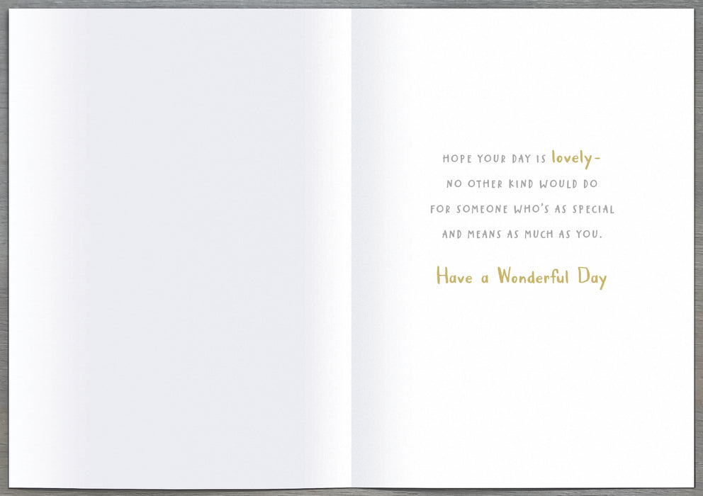 Nutmeg Birthday Card for Someone, Cute Design