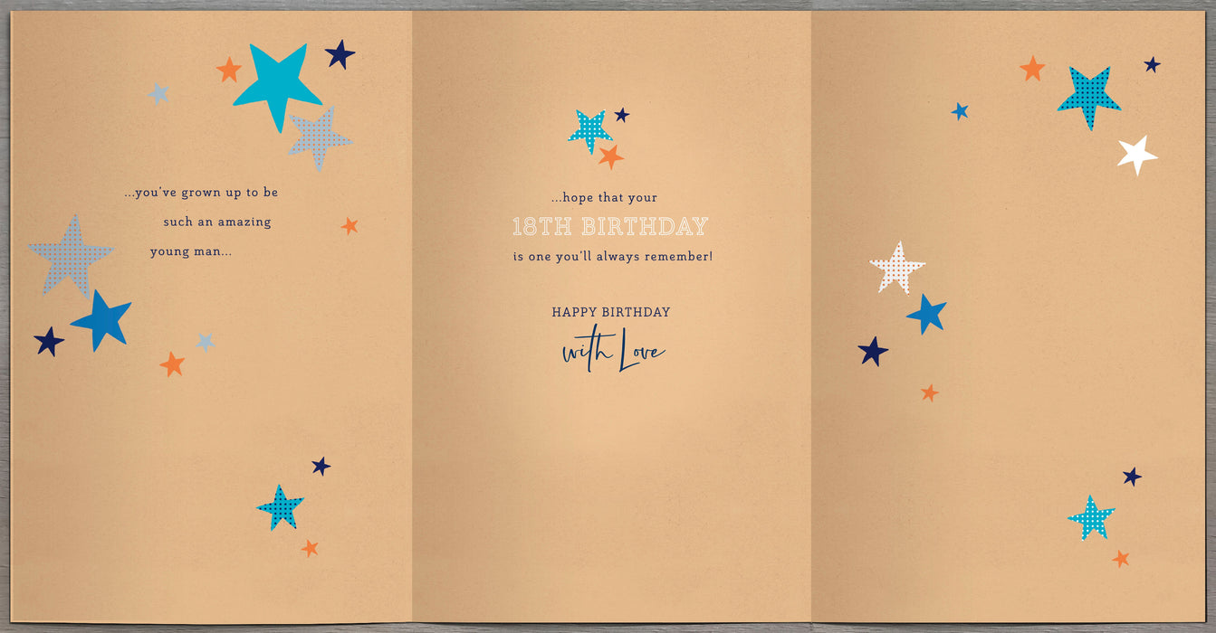 Gibson | Birthday Card 18th Son | Happy Birthday Gifts | With Envelope