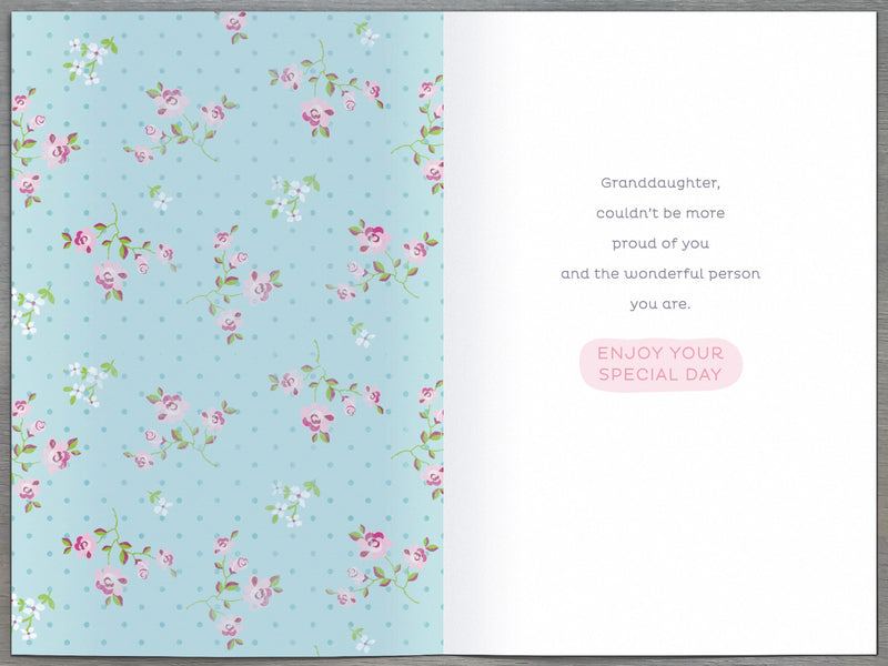 Carlton | Birthday Card 21st Granddaughter | Happy Birthday Gifts | With Envelope