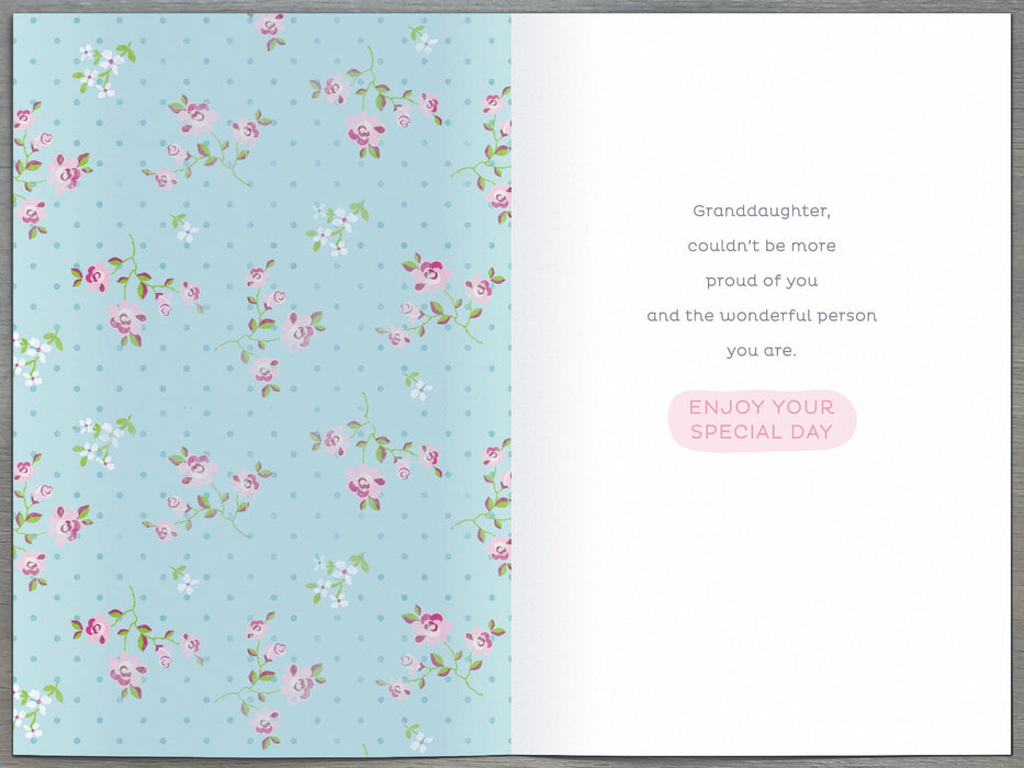 Carlton | Birthday Card 21st Granddaughter | Happy Birthday Gifts | With Envelope