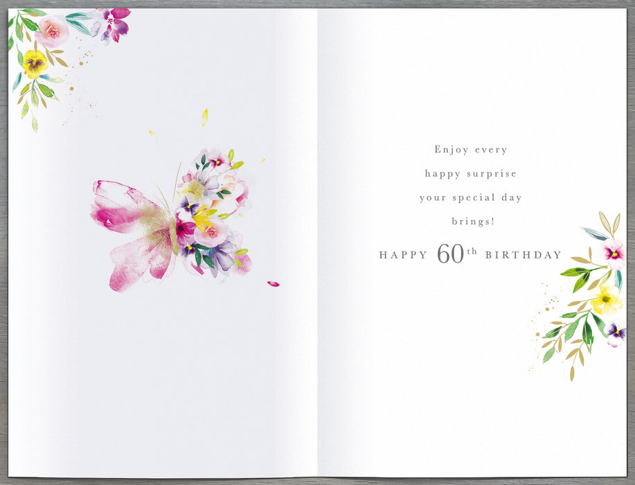 Gibson | Birthday Card 60th | Happy Birthday Gifts | With Envelope