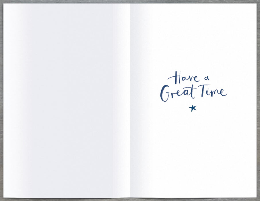 Gibson Birthday Card for 40th, Conv Design