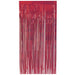 Ruby Red Foil Fringe Door Curtain 1m x 2m