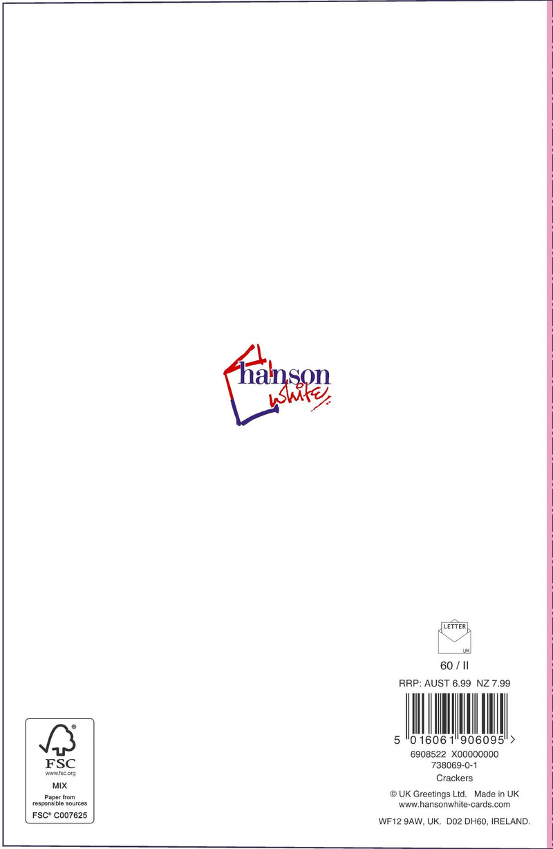Crackers | Birthday Card Granddaughter Hum | Happy Birthday Gifts | Her, Girls, Women | With Envelope