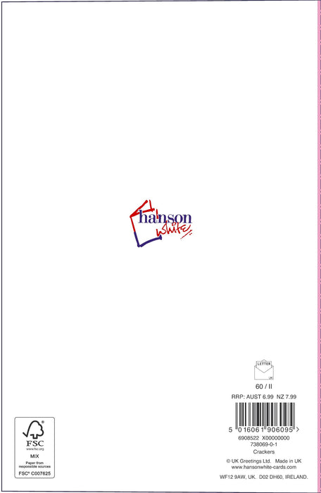 Crackers | Birthday Card Granddaughter Hum | Happy Birthday Gifts | Her, Girls, Women | With Envelope