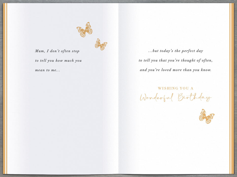 Gibson Birthday Card for Mum, Conv Design