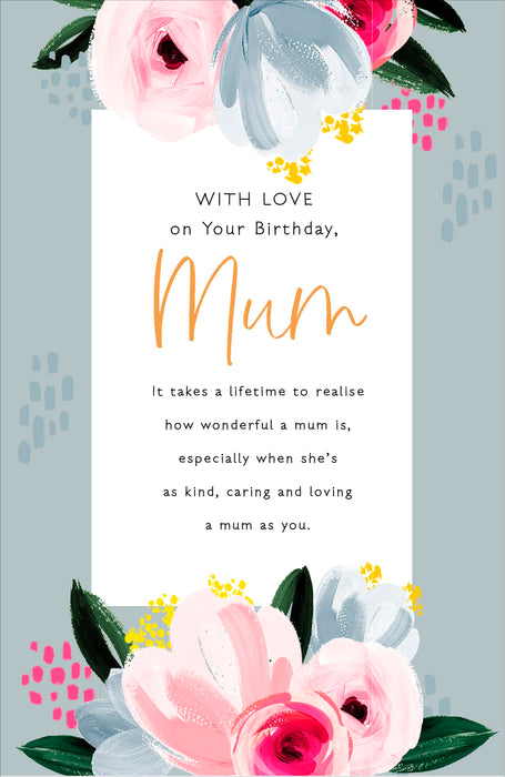Gibson Birthday Card for Mum, Conv Design