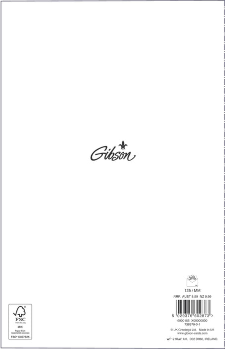 Gibson Birthday Card for Mum, Conv Design