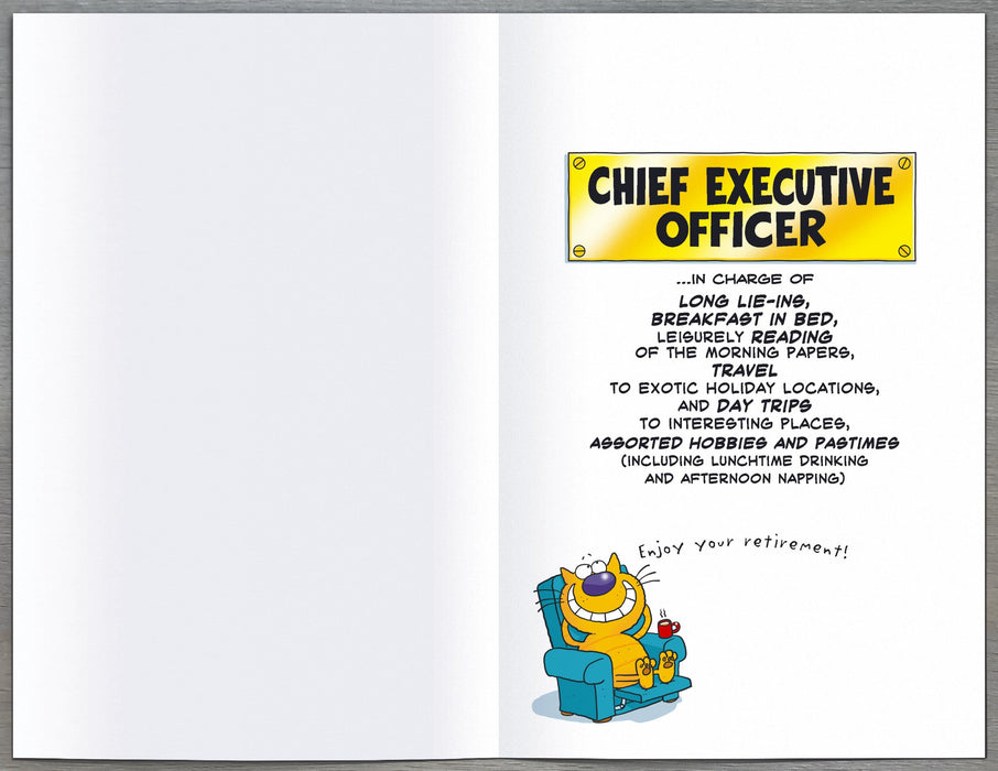 Giggles | Congrats Retirement Hum | Card & Gift | With Envelope