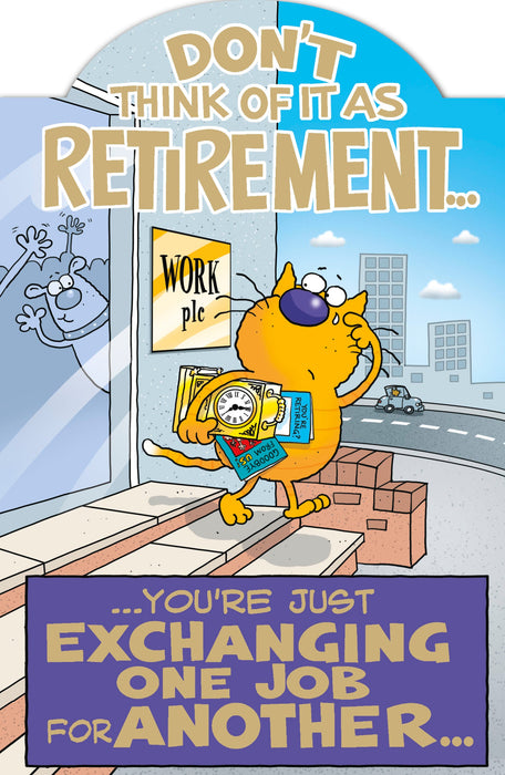 Giggles | Congrats Retirement Hum | Card & Gift | With Envelope