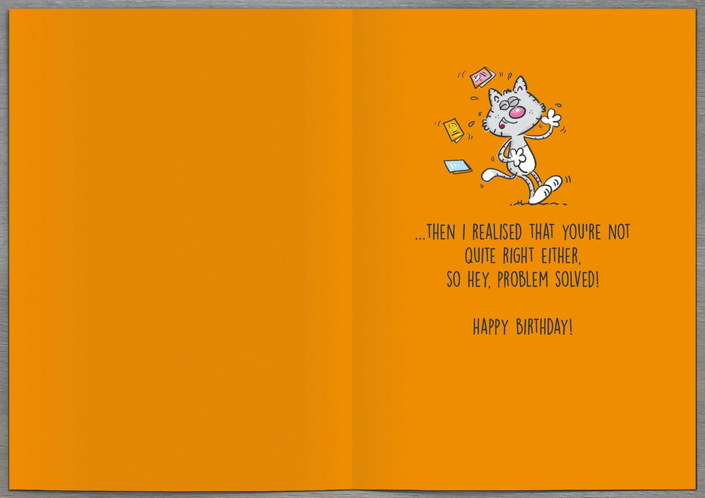 Giggles Birthday Card for Hum, Hum Design