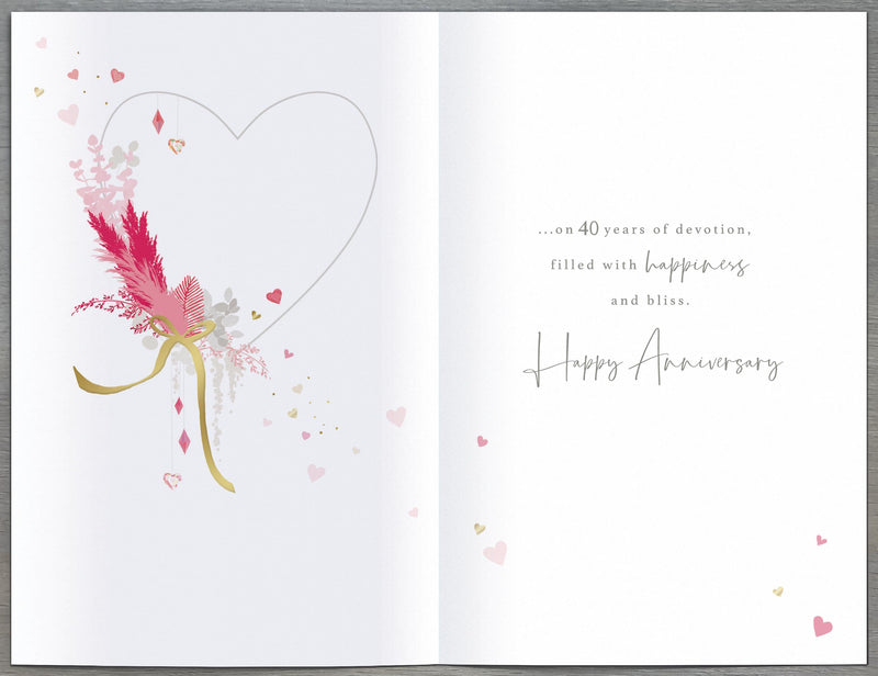 Gibson | Wedding Anniversary Card | Conventional Design | With Envelope
