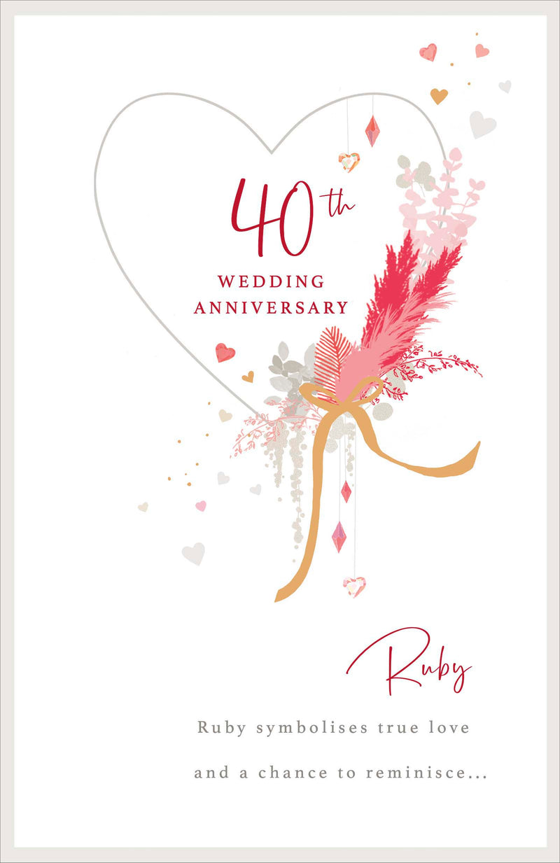 Gibson | Wedding Anniversary Card | Conventional Design | With Envelope