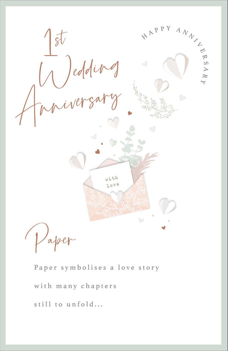 Gibson Anniversary Card for Wedding, Conv Design