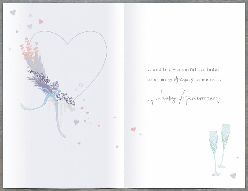 Gibson | Wedding Anniversary Card | Conventional Design | With Envelope
