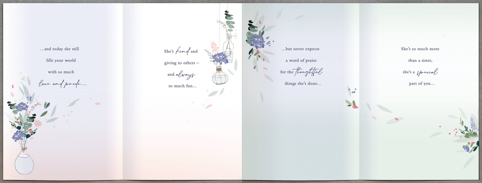 Word Portraits Open Card for What, Conv Design