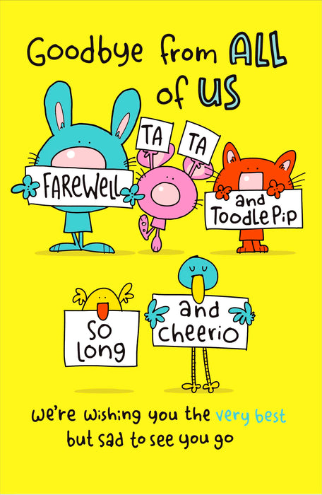 Hanson Goodbye Card for From, Hum Design