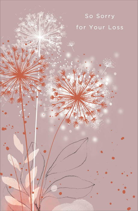 Carlton Sympathy Card for Conv, Conv Design