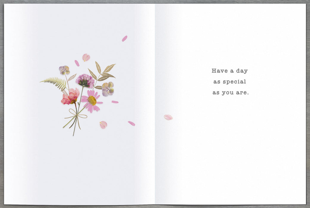 In The Press Birthday Card for Conv, Conv Design