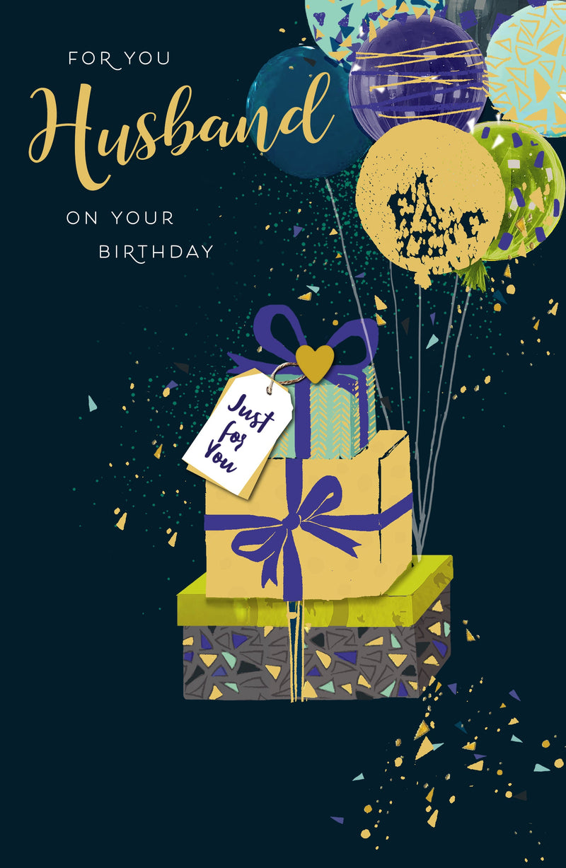 Carlton | Birthday Card Husband | Conventional Design | With Envelope