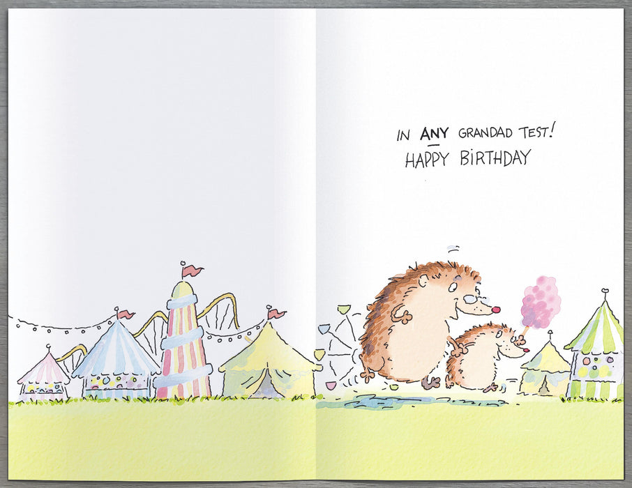 Giggles | Birthday Card Grandad Hum | Happy Birthday Gifts | Him, Boys, Men | With Envelope