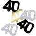 Glitz 40 Black Foil Confetti 14g
