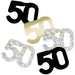 Glitz 50 Black Foil Confetti 14g