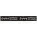 Glitz Happy Birthday Black Prism Foil Banner 9 ft
