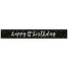 Glitz Black 13 Prism Foil Banner 9 ft