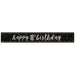 Glitz Black 16 Prism Foil Banner 9 ft