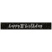 Glitz Black 30 Prism Foil Banner 9 ft