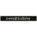 Glitz Black 50 Prism Foil Banner 9 ft