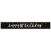 Glitz Black 60 Prism Foil Banner 9 ft