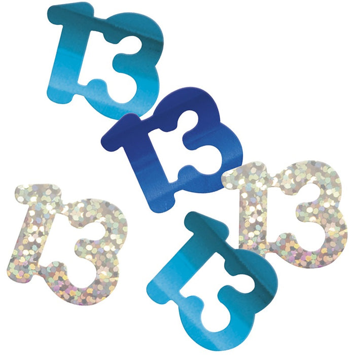 Glitz 13 Blue Foil Confetti 14g