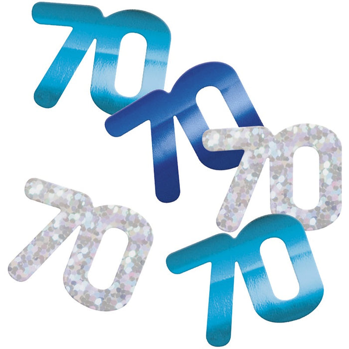 Glitz 70 Blue Foil Confetti 14g
