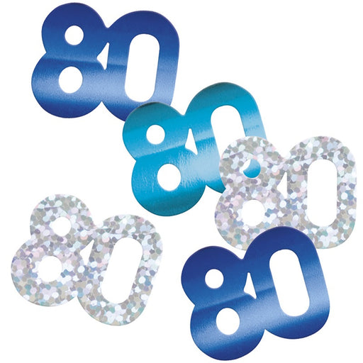 Glitz 80 Blue Foil Confetti 14g