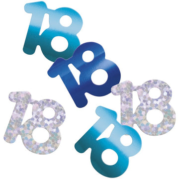 Glitz 18 Blue Foil Confetti 14g