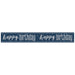 Glitz Happy Birthday Blue Prism Foil Banner 9 ft