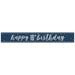 Glitz Blue 16 Prism Foil Banner 9 ft